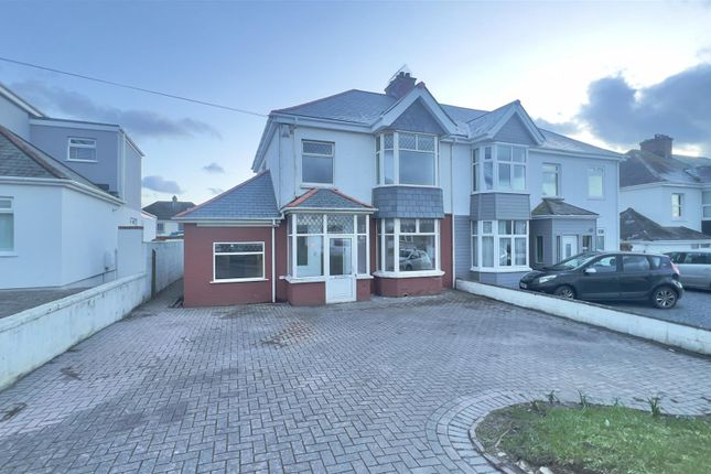 Thumbnail Semi-detached house for sale in Henver Road, Newquay