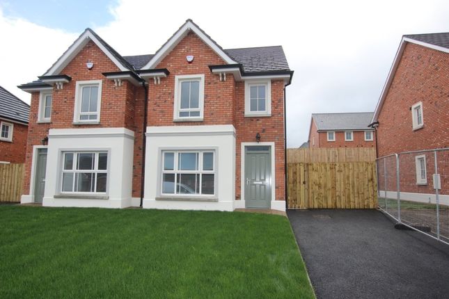 Thumbnail Semi-detached house to rent in Foxton Green, Newtownabbey, County Antrim