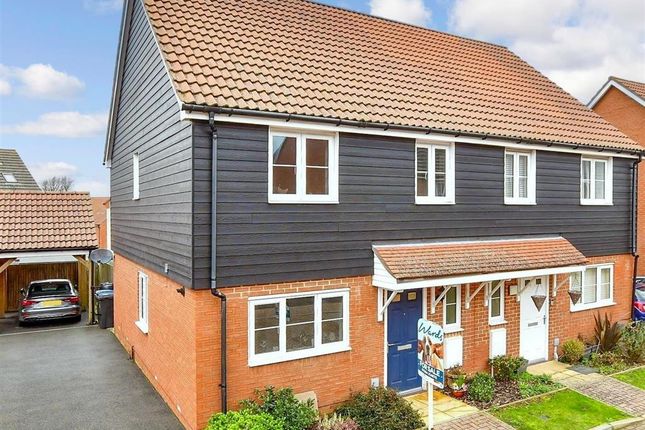Semi-detached house for sale in Arable Drive, Whitfield, Dover, Kent