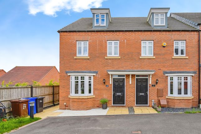 Thumbnail End terrace house for sale in Rook Avenue, Burton-On-Trent, Staffordshire