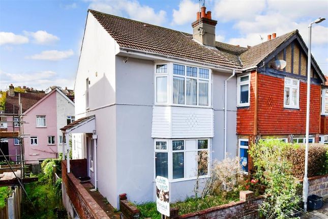 Thumbnail End terrace house for sale in Roedale Road, Brighton, East Sussex