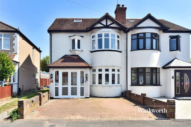 Thumbnail Semi-detached house for sale in Hillview Road, Sutton