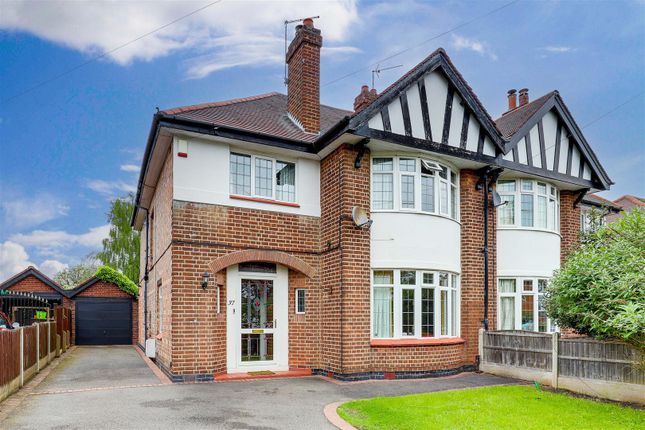Thumbnail Semi-detached house for sale in Stamford Road, West Bridgford, Nottinghamshire