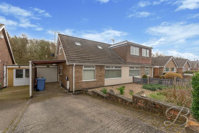 Thumbnail Semi-detached bungalow for sale in Langar Place, Forest Town, Mansfield
