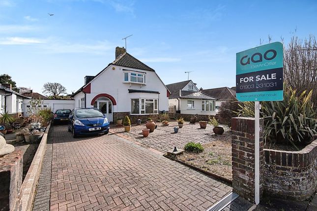 Thumbnail Detached house for sale in Compton Avenue, Worthing, West Sussex