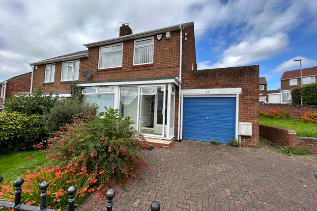 Thumbnail Semi-detached house for sale in Torquay Gardens, Low Fell, Gateshead