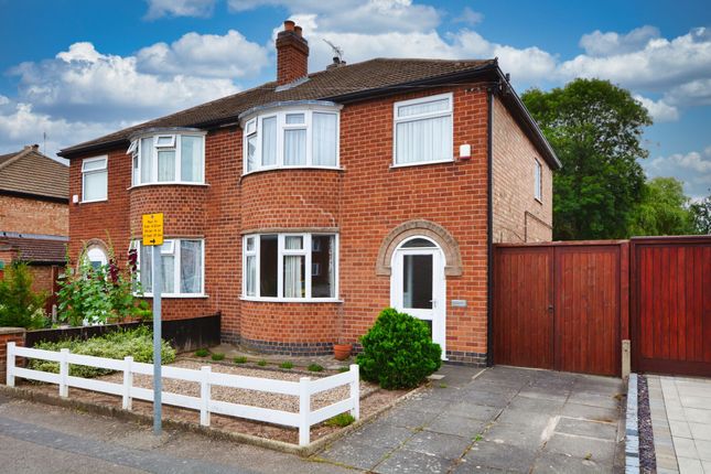 Semi-detached house for sale in Guilford Drive, Wigston, Leicester