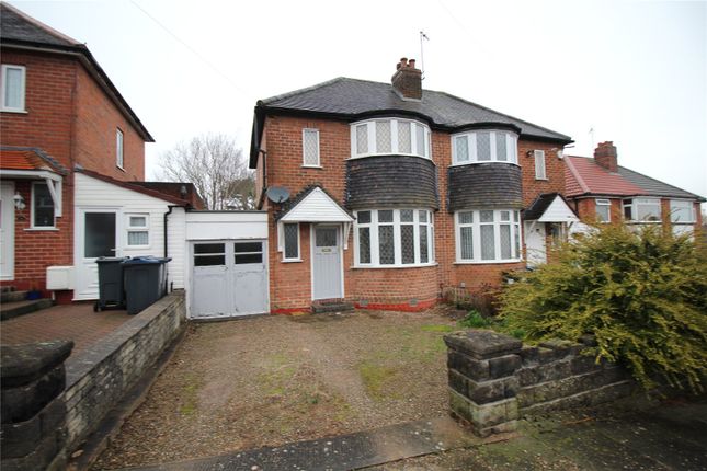 Thumbnail Semi-detached house for sale in Chadwick Avenue, Rednal, Birmingham, West Midlands