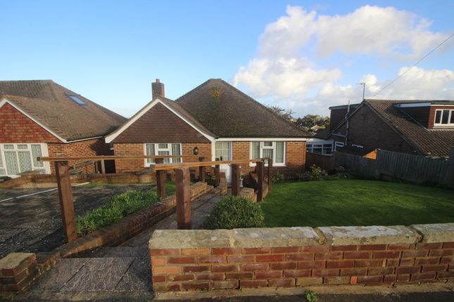 Thumbnail Detached bungalow for sale in Selmeston Road, Rodmill, Eastbourne