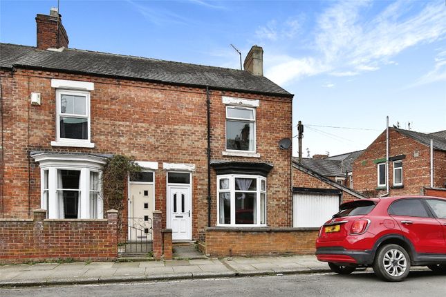 Thumbnail End terrace house for sale in Trafalgar Terrace, Darlington, Durham