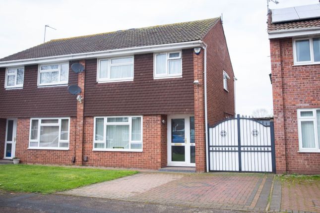 Thumbnail Semi-detached house for sale in Gilbert Close, Leicester