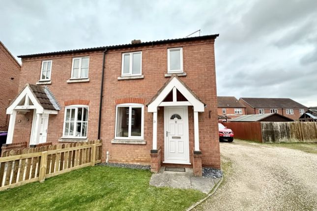 Semi-detached house for sale in Falcon Way, Sleaford, Lincolnshire