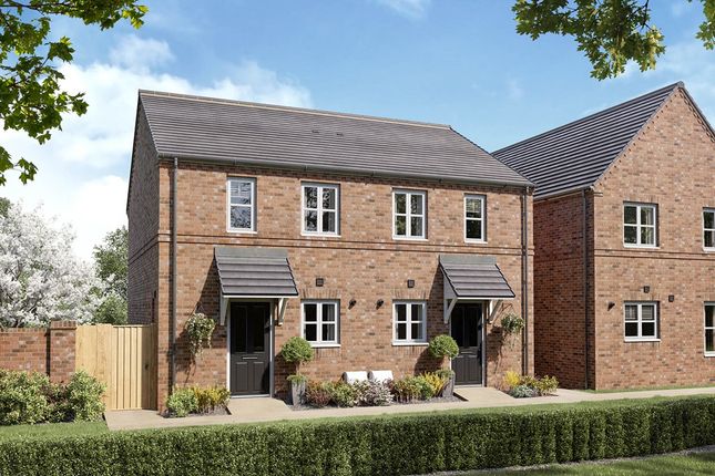 Thumbnail Semi-detached house for sale in "The Canford - Plot 106" at Eastrea Road, Eastrea, Whittlesey, Peterborough