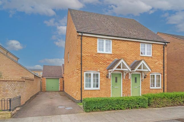 Thumbnail Semi-detached house for sale in Holdenby Drive, Weldon, Corby