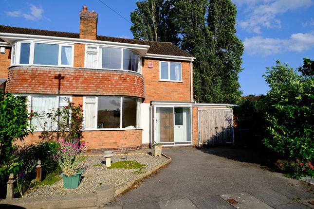 Thumbnail Semi-detached house for sale in Peverell Drive, Hall Green, Birmingham