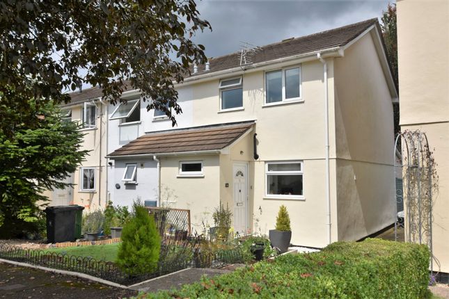 Thumbnail End terrace house for sale in Rosewell Close, Honiton, Devon