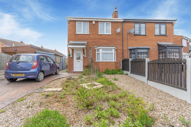 Thumbnail Semi-detached house for sale in Leen Valley Drive, Shirebrook, Mansfield