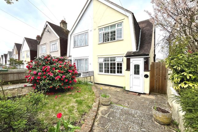 Thumbnail End terrace house for sale in Mount Road, Chessington, Surrey.