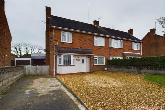 Thumbnail Semi-detached house for sale in Borras Road, Wrexham