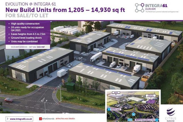 Thumbnail Industrial for sale in Integra Park, Durham, County Durham