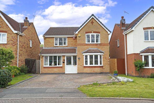 Thumbnail Detached house for sale in Rose Crescent, Leicester Forest East, Leicester