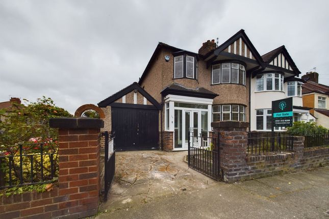 Semi-detached house for sale in Brodie Avenue, West Allerton, Liverpool.