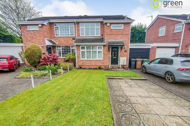 Thumbnail Semi-detached house for sale in The Greenway, Marston Green, Birmingham