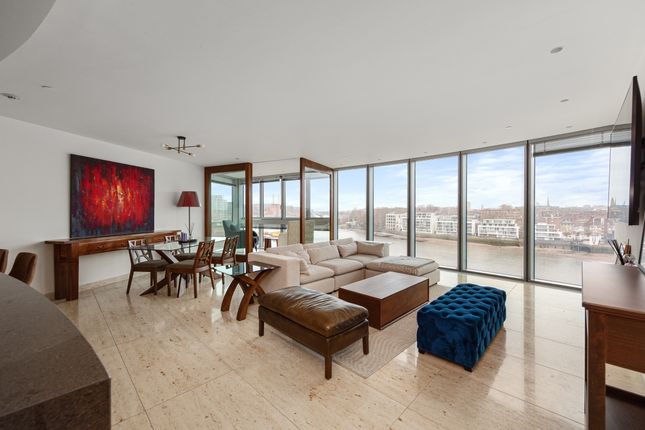 3-bed flat on 187, The Tower, 1, St George Wharf, London, £1,650,000