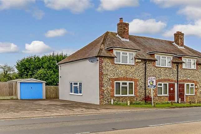 Semi-detached house for sale in Stone Street, Petham, Canterbury, Kent