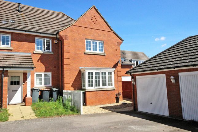 Thumbnail End terrace house for sale in Hunter Close, Shortstown, Bedford, Bedfordshire
