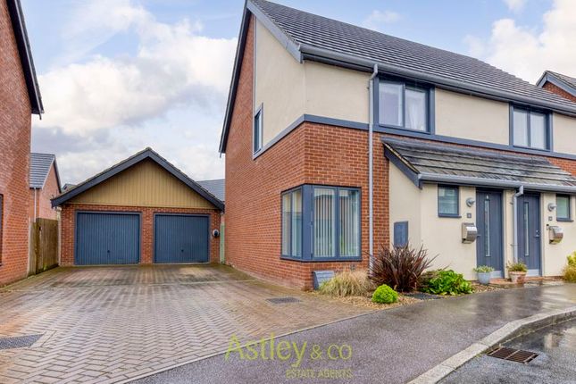 Thumbnail Semi-detached house for sale in Blaxter Way, Sprowston, Norwich
