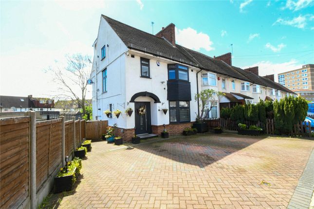 Thumbnail End terrace house for sale in Brookside Gardens, Enfield, Middlesex