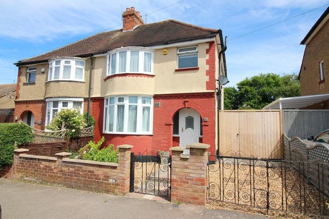 Thumbnail Semi-detached house to rent in Warden Hill Road, Luton, Bedfordshire