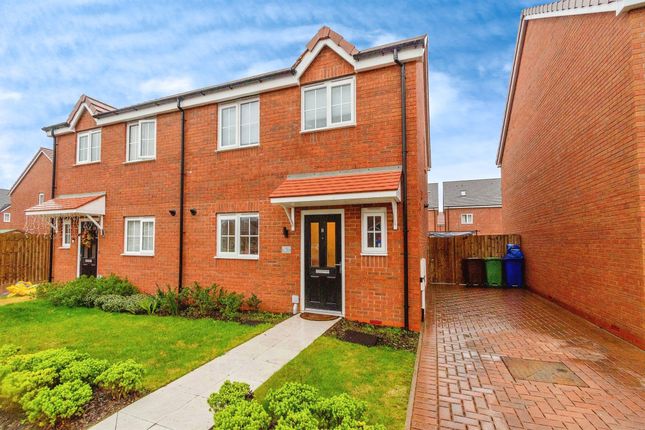 Thumbnail Semi-detached house for sale in Cartwright Way, Cannock