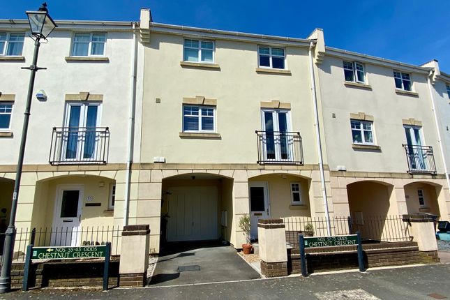 Thumbnail Town house for sale in Chestnut Crescent, Chudleigh, Newton Abbot
