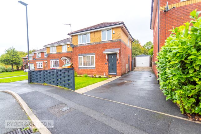 Thumbnail Detached house for sale in Chepstow Drive, Stoneleigh Park, Oldham, Lancashire
