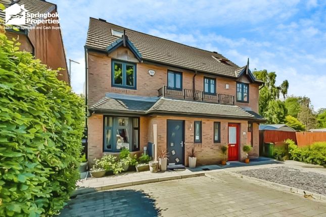Thumbnail Semi-detached house for sale in Edgeworth Row, Stansfield Road, Hyde, Cheshire