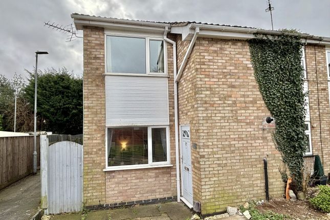 End terrace house for sale in Uppingham Drive, Broughton Astley, Leicester, Leicestershire.
