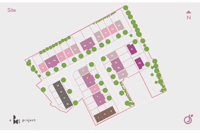 New Home 2 Bed Terraced Bungalow For Sale In Plot 1 Jacques