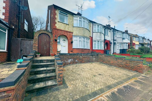 Thumbnail End terrace house for sale in Bramingham Road, Luton