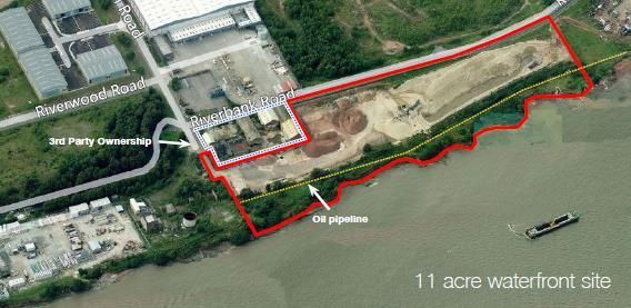 Land to let in Bromborough Sands, Riverbank Road, Bromborough, Wirral