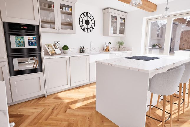 CGI Open Plan Living Dining Kitchen