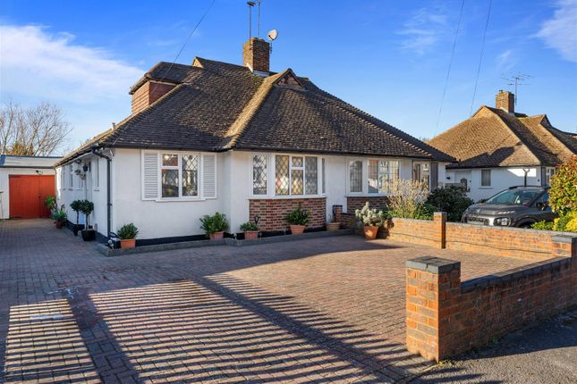 Thumbnail Semi-detached bungalow for sale in Beaufort Way, Ewell, Epsom