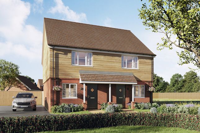 Thumbnail Semi-detached house for sale in "The Hardwick" at Curbridge, Botley, Southampton