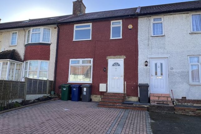 Thumbnail Terraced house to rent in Oldberry Road, Edgware