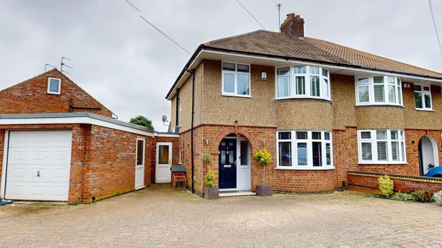 Thumbnail Semi-detached house for sale in Southfield Road, Duston, Northampton