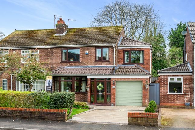 Semi-detached house for sale in Wigshaw Lane, Culcheth, Warrington, Cheshire