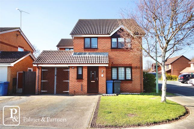Thumbnail Detached house for sale in Bramblewood, Ipswich, Suffolk