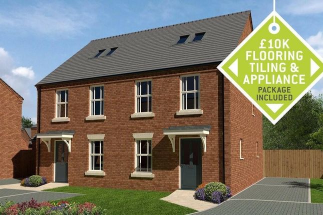 Thumbnail Semi-detached house for sale in Plot 14, The Durham, Glapwell Gardens, Glapwell