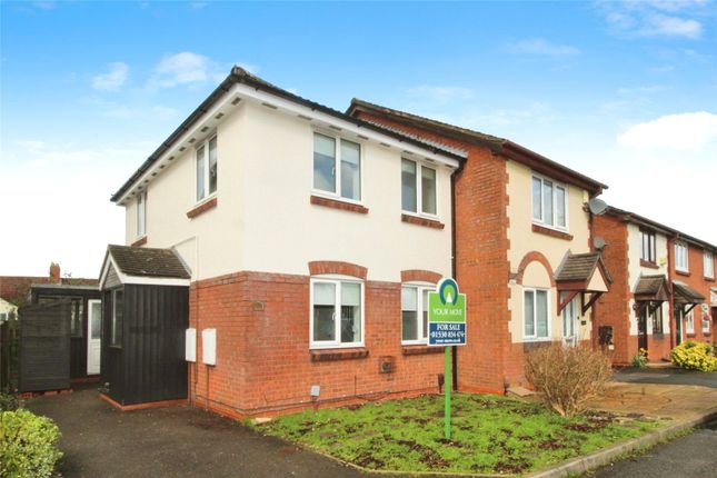 Thumbnail Semi-detached house for sale in Elsdon Close, Whitwick, Coalville, Leicestershire